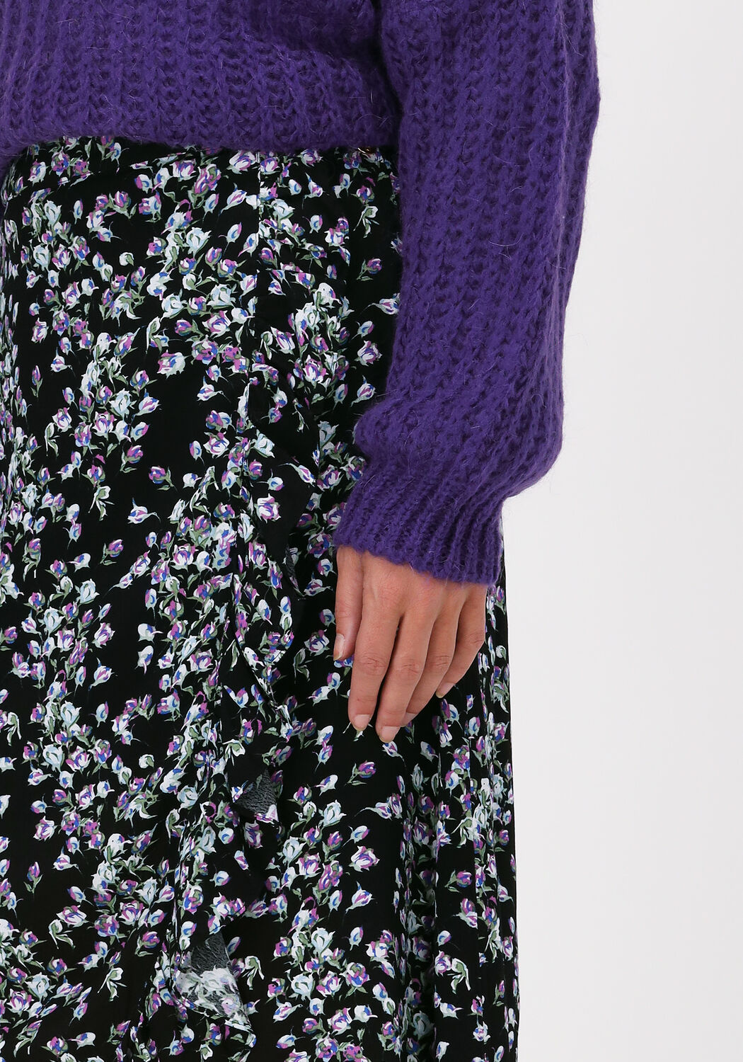 zwarte freebird midirok alina
