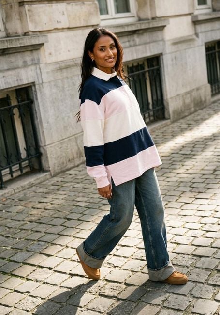 Blauwe TOMMY JEANS Wide jeans CLAIRE HR WD TURN UP EI6154 - large