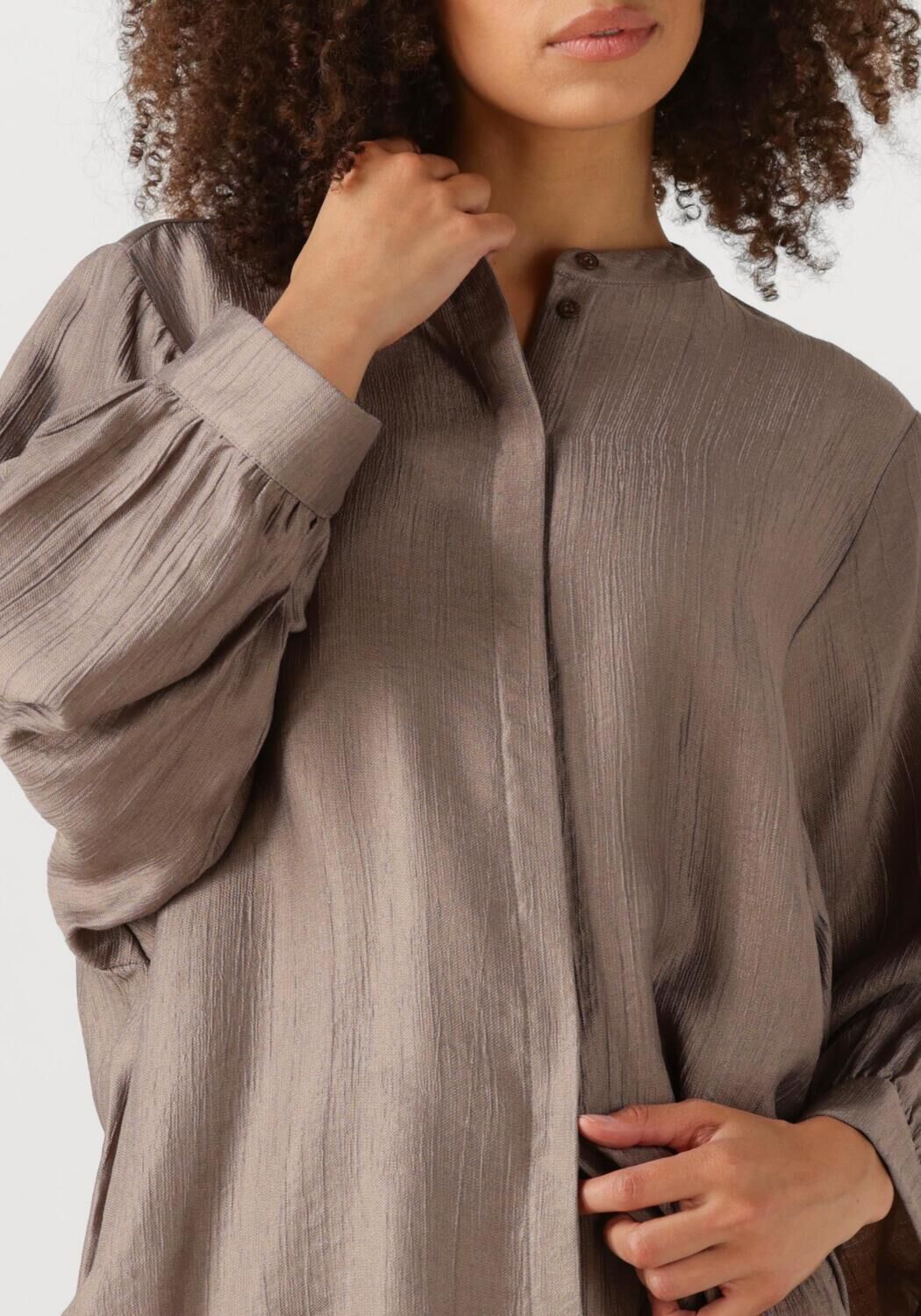 KNIT-TED Dames Blouses Chris Taupe