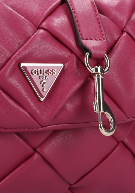 Roze GUESS Schoudertas ZAINA FLAP SHOULDERBAG Roze GUESS Schoudertas ZAINA FLAP SHOULDERBAG - large