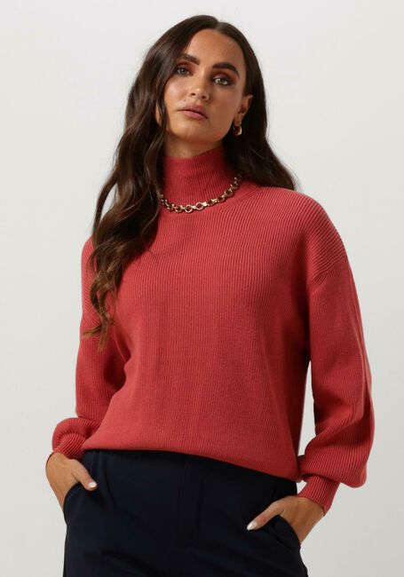 Rode MSCH COPENHAGEN Coltrui MSCHMAGNEA RACHELLE RIB PULLOVER - large