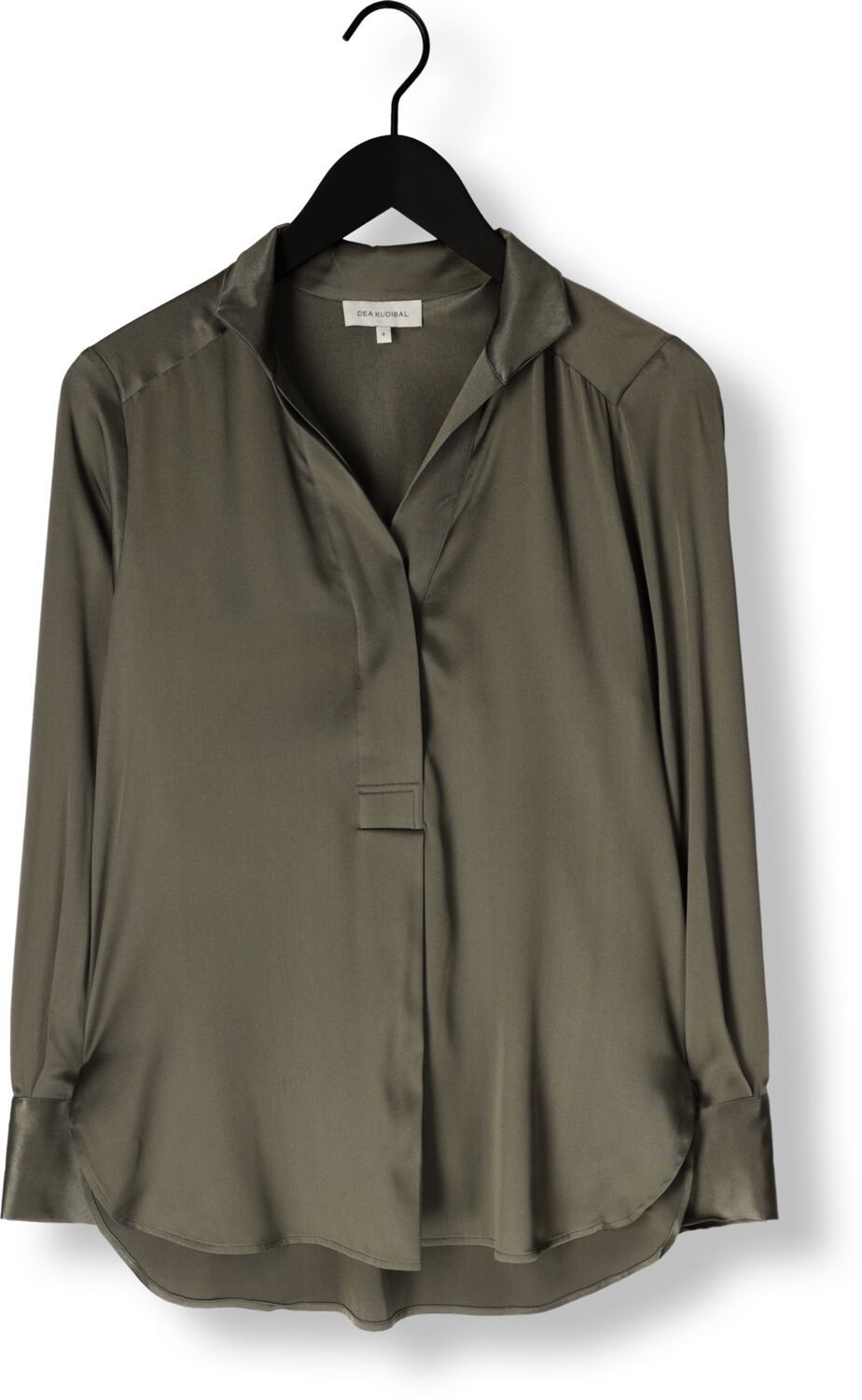 DEA KUDIBAL Dames Blouses Nate Donkergroen