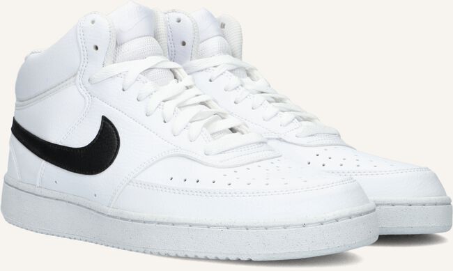 witte nike hoge sneakers court vision mid men