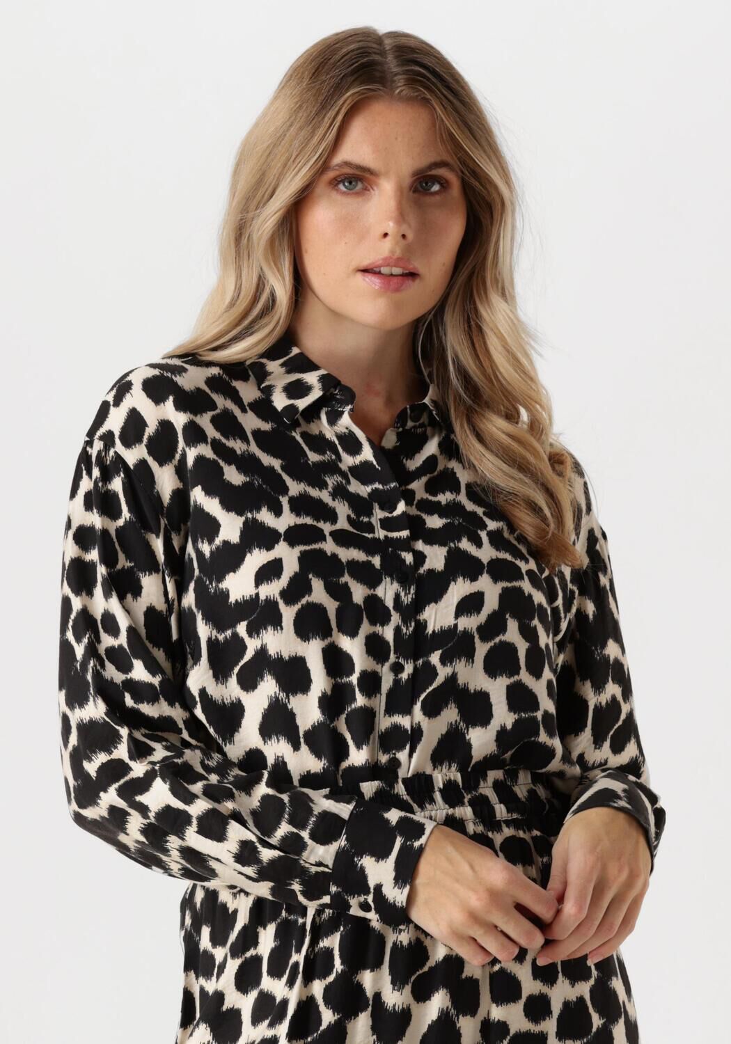MSCH COPENHAGEN Dames Blouses Mschottelie Karalynn Shirt Bruin