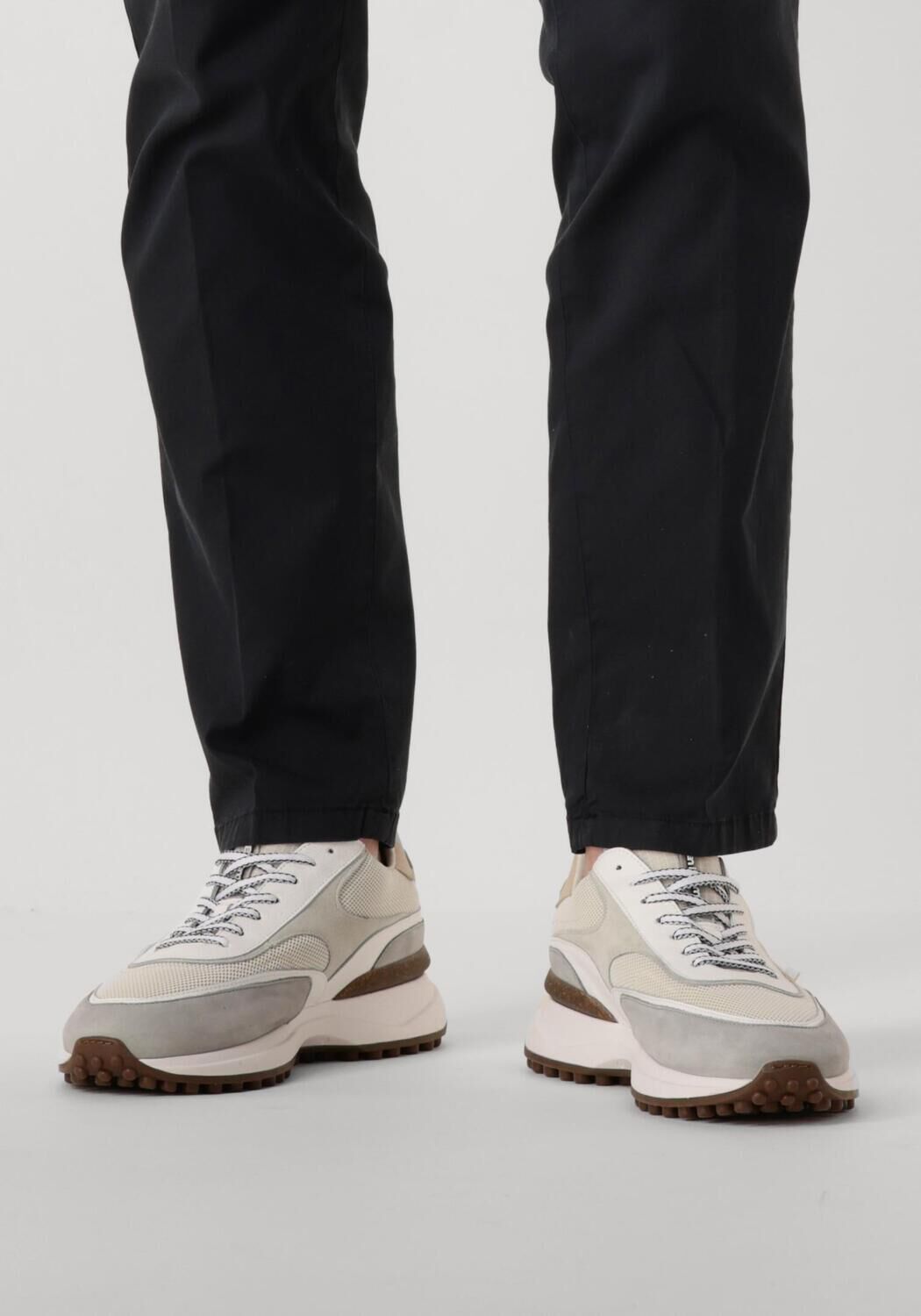 Witte FLORIS VAN BOMMEL Lage sneakers SFM-10207 NOPPI - large