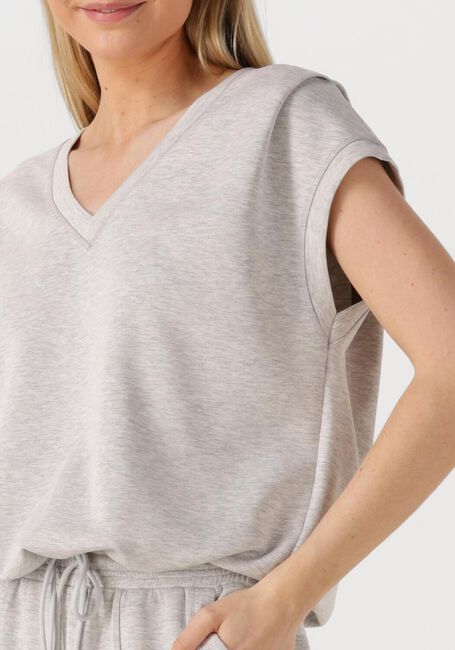 Lichtgrijze MOS MOSH T-shirt NADI - large