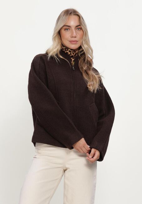 Bruine SELECTED WOMEN Jack SLWJACQUELINE WOOL BLEND - large