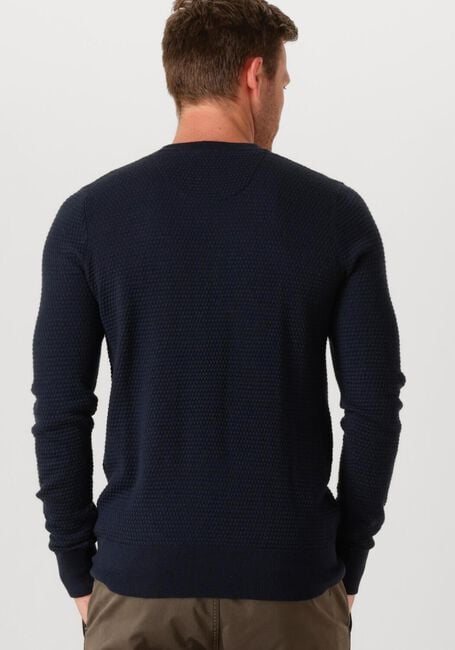 Donkerblauwe BUTCHER OF BLUE Trui STRUCTURE CREW - large