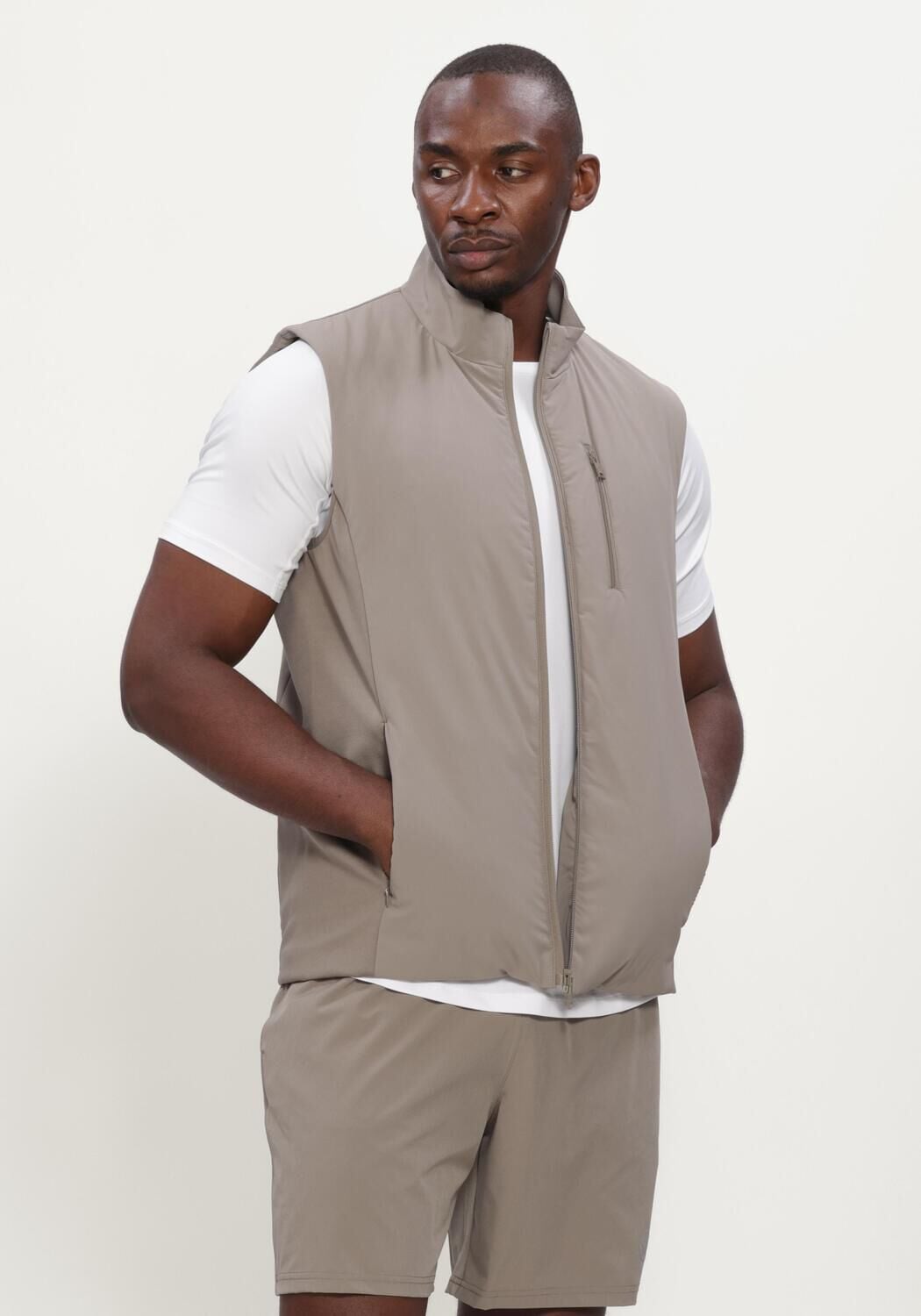 AIRFORCE Heren Jassen Lex Bodywarmer Taupe