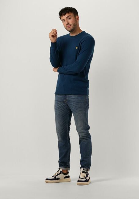 Blauwe LYLE & SCOTT Trui COTTON MERINO CREW JUMPER Blauwe LYLE & SCOTT Trui COTTON MERINO CREW JUMPER - large