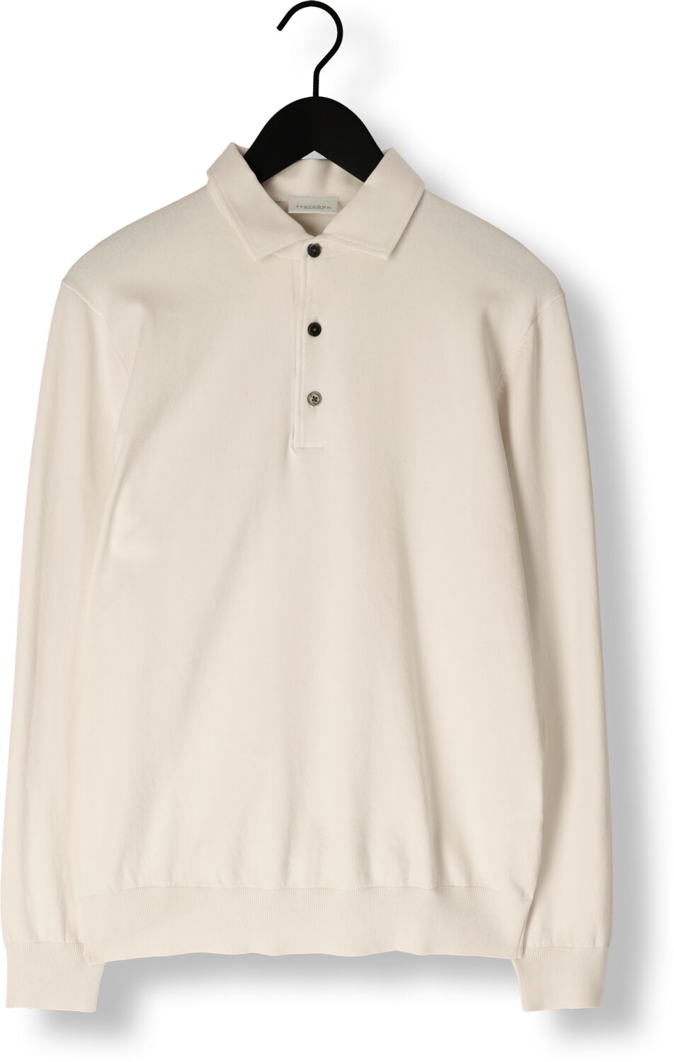 PROFUOMO Heren Polo's & T-shirts Polo One Piece Gebroken Wit