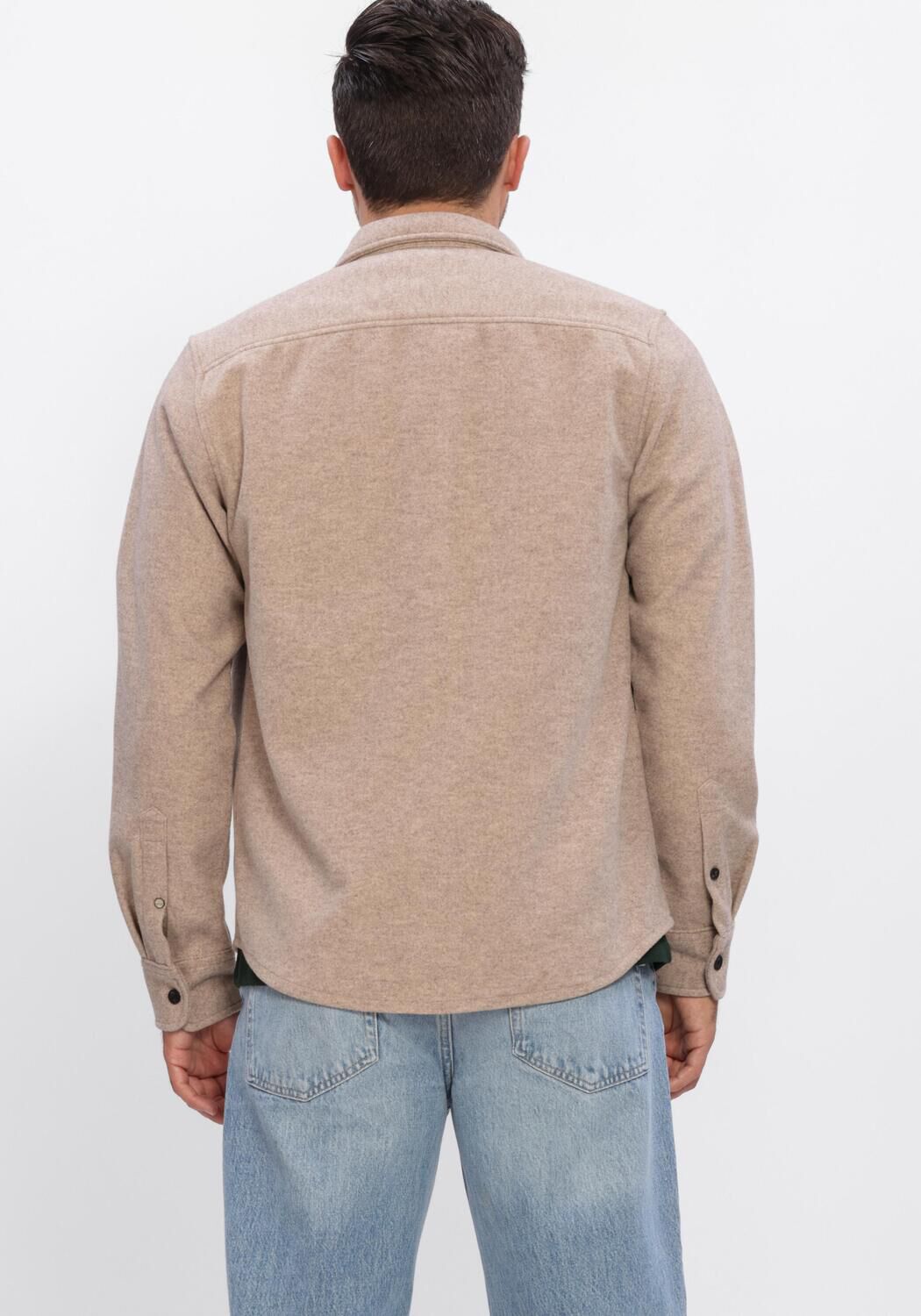 Beige DSTREZZED Overshirt ULRIK OVERSHIRT - large