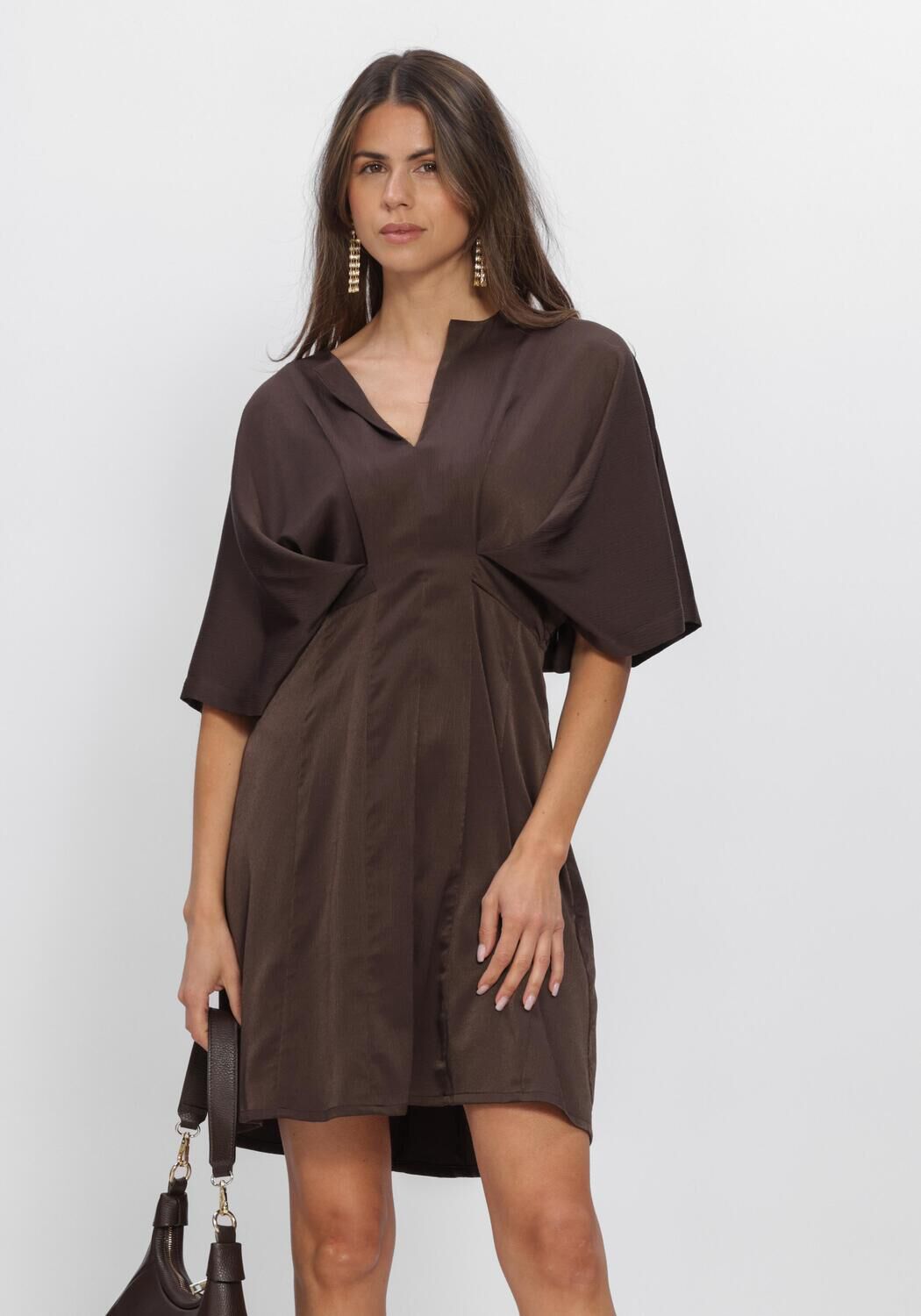 Gele COPENHAGEN MUSE Midi jurk CMVIANNA-DRESS - large