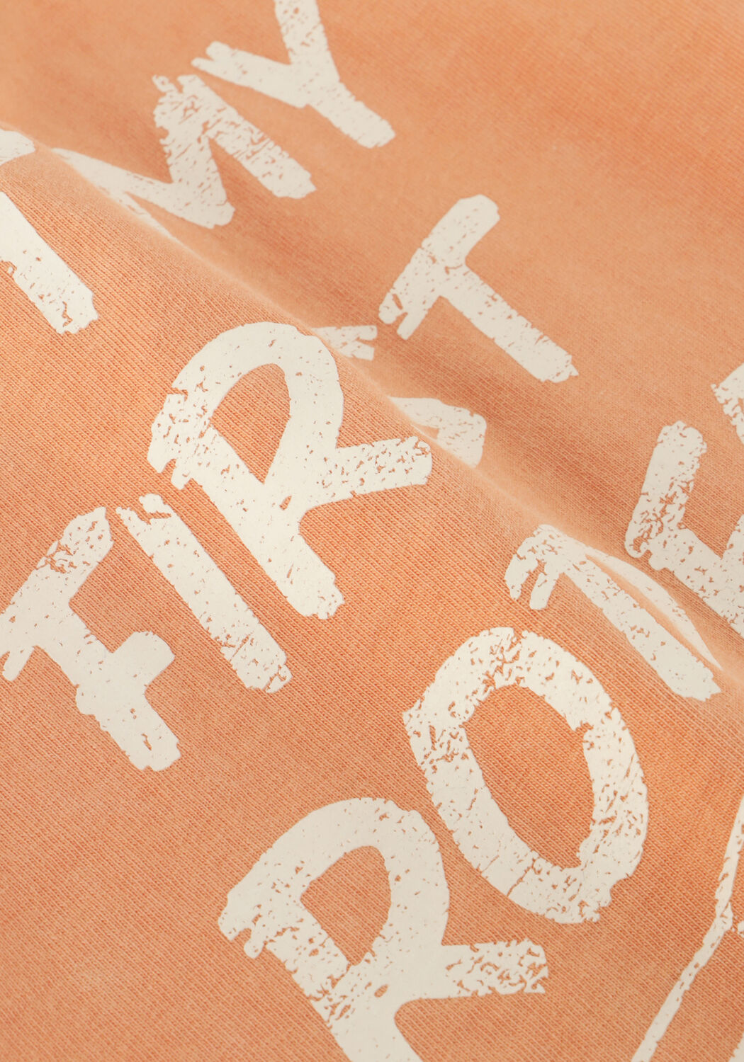 Oranje DAILY7 T-shirt T-SHIRT BACKPRINT - large