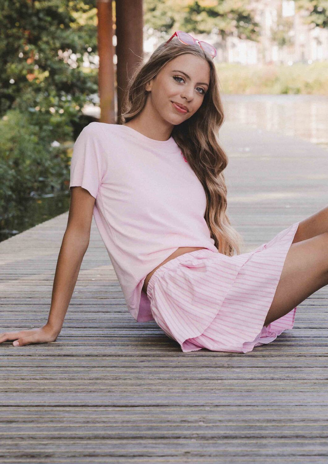 Lichtroze LOOXS 10sixteen Minirok 2512-5752 - large