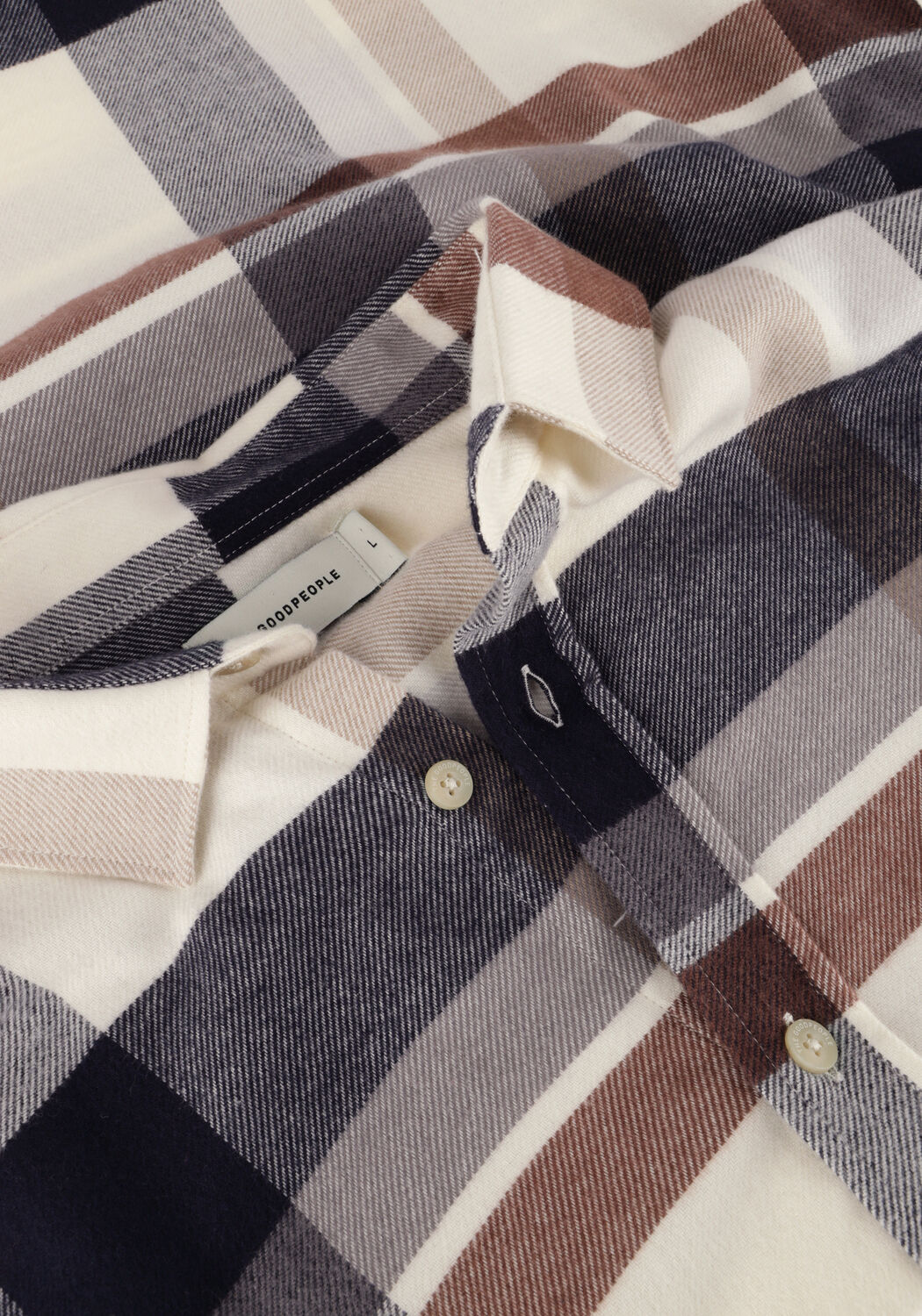 Blauwe THE GOODPEOPLE Overshirt SAMMIE - large