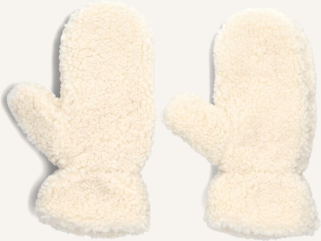 Creme ANOTHER LABEL Handschoenen LENA TEDDY GLOVES Creme ANOTHER LABEL Handschoenen LENA TEDDY GLOVES - large