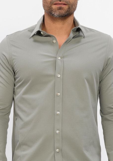 Olijf CAST IRON Casual overhemd CF TECH TWILL JERSEY - large