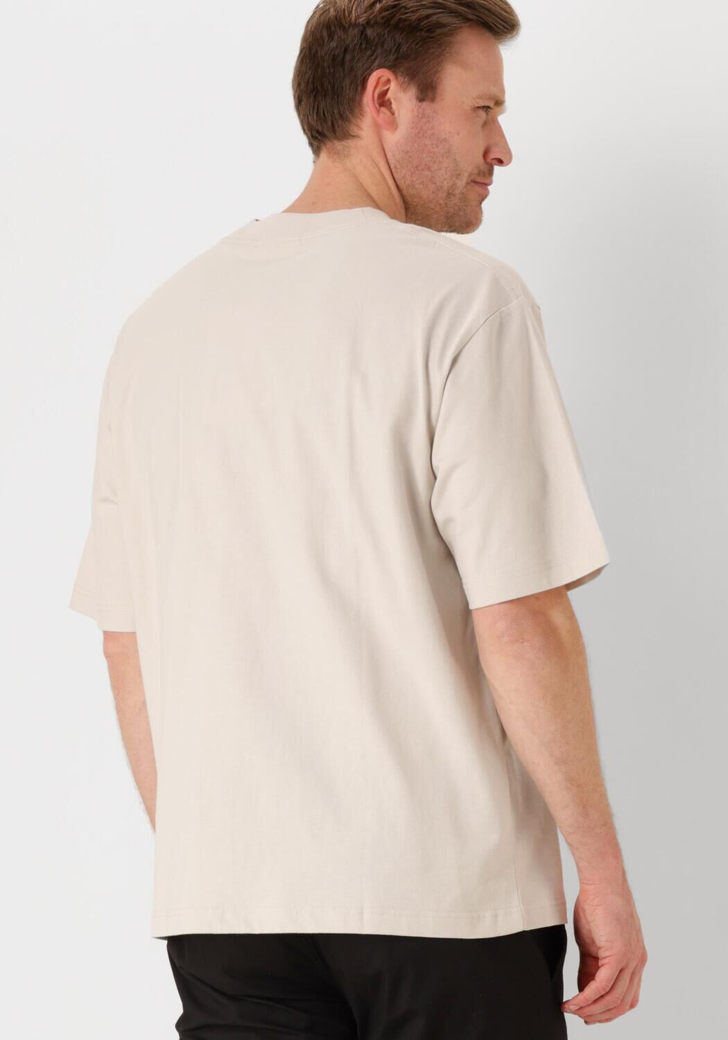 CALVIN KLEIN Heren Polo's & T-shirts Heavy Relaxed Tee Zand