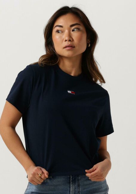 Donkerblauwe TOMMY JEANS T-shirt TJW BXY BADGE TEE - large