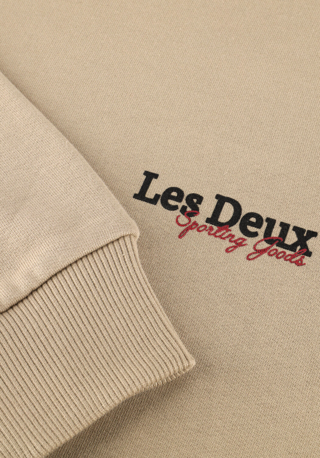 Beige LES DEUX Trui RACING SWEATSHIRT - large