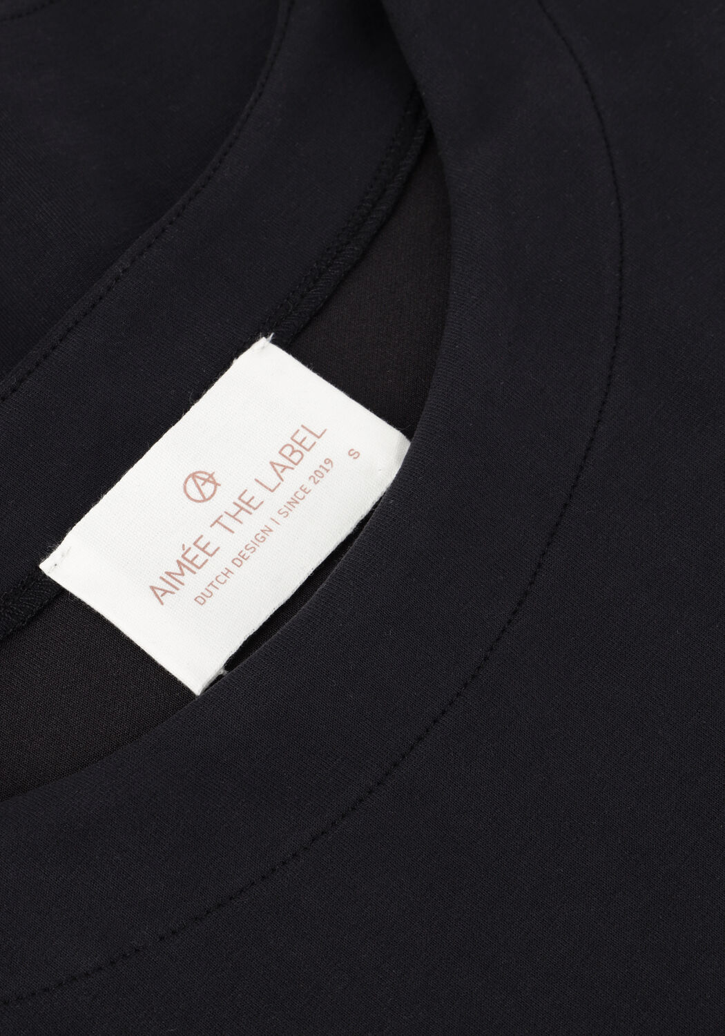 Zwarte AIMEE THE LABEL T-shirt ROMEE2 - large