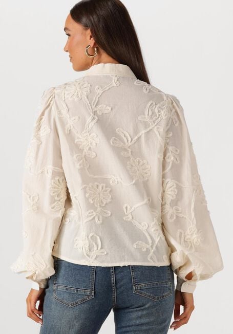 Ecru SUMMUM Blouses BLOUSE TAPE PATTERN VOILE - large