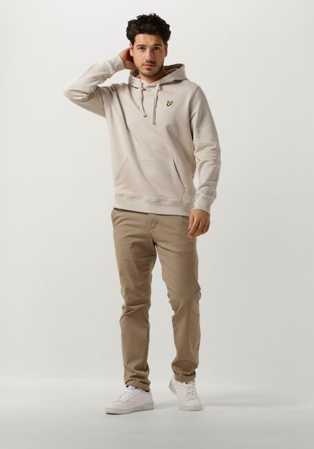 Beige LYLE & SCOTT Truien/vesten PULLOVER HOODIE - large