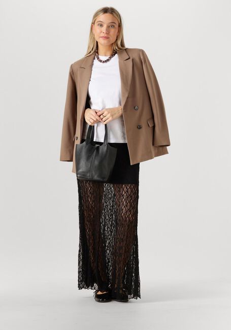 Zwarte NEO NOIR Maxirok MARIYA LACE SKIRT - large