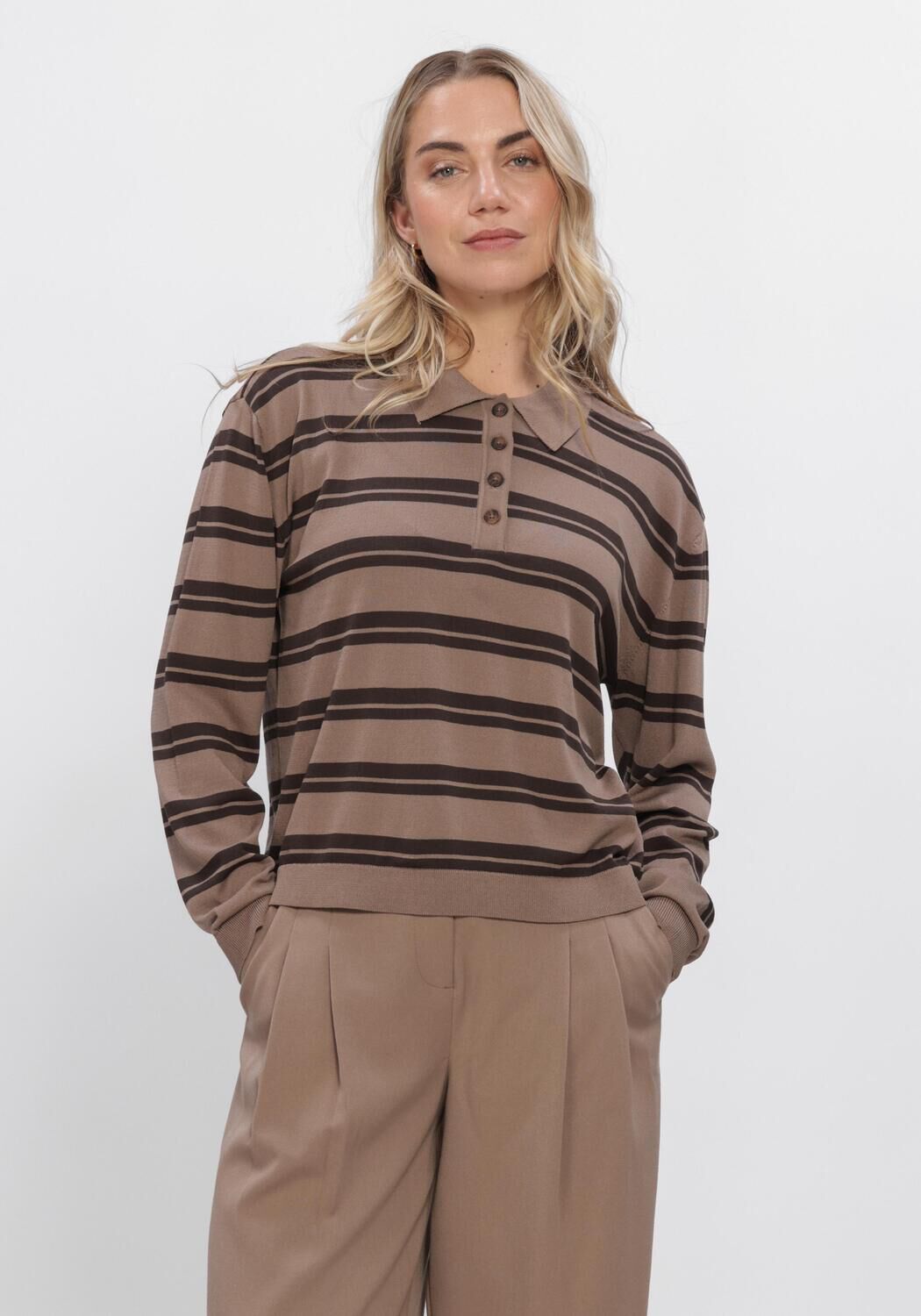 Zand MSCH COPENHAGEN Blouses MSCHDOROTHEA FAUSTINA SHIRT AOP - large