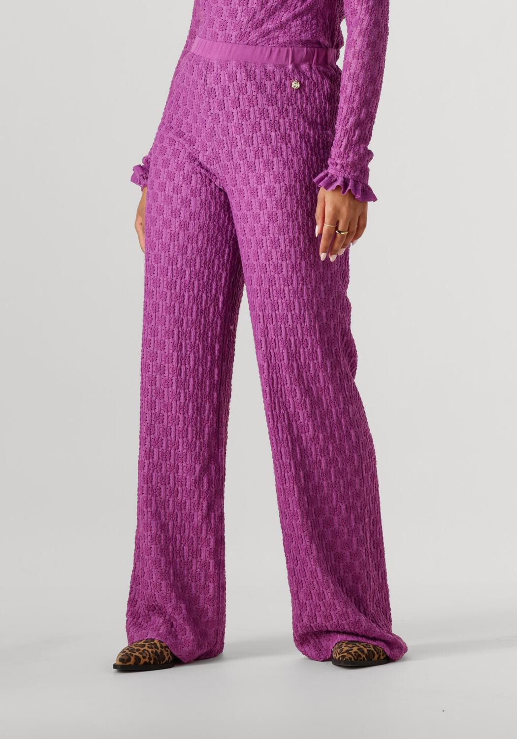 Harper & Yve Paarse Lora-Pa Broek Set Purple Dames