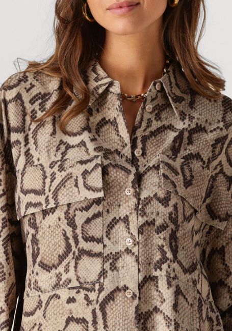 Zand ALIX THE LABEL Blouses LADIES WOVEN SNAKE TWILL BLOUSE - large