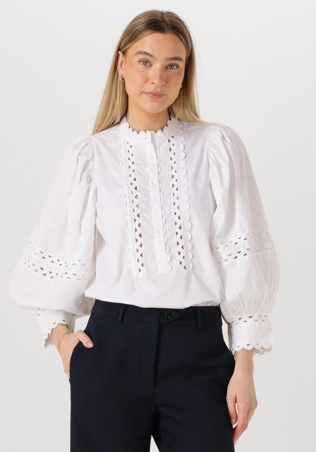 ANTIK BATIK Dames Blouses Romie Blouse Wit