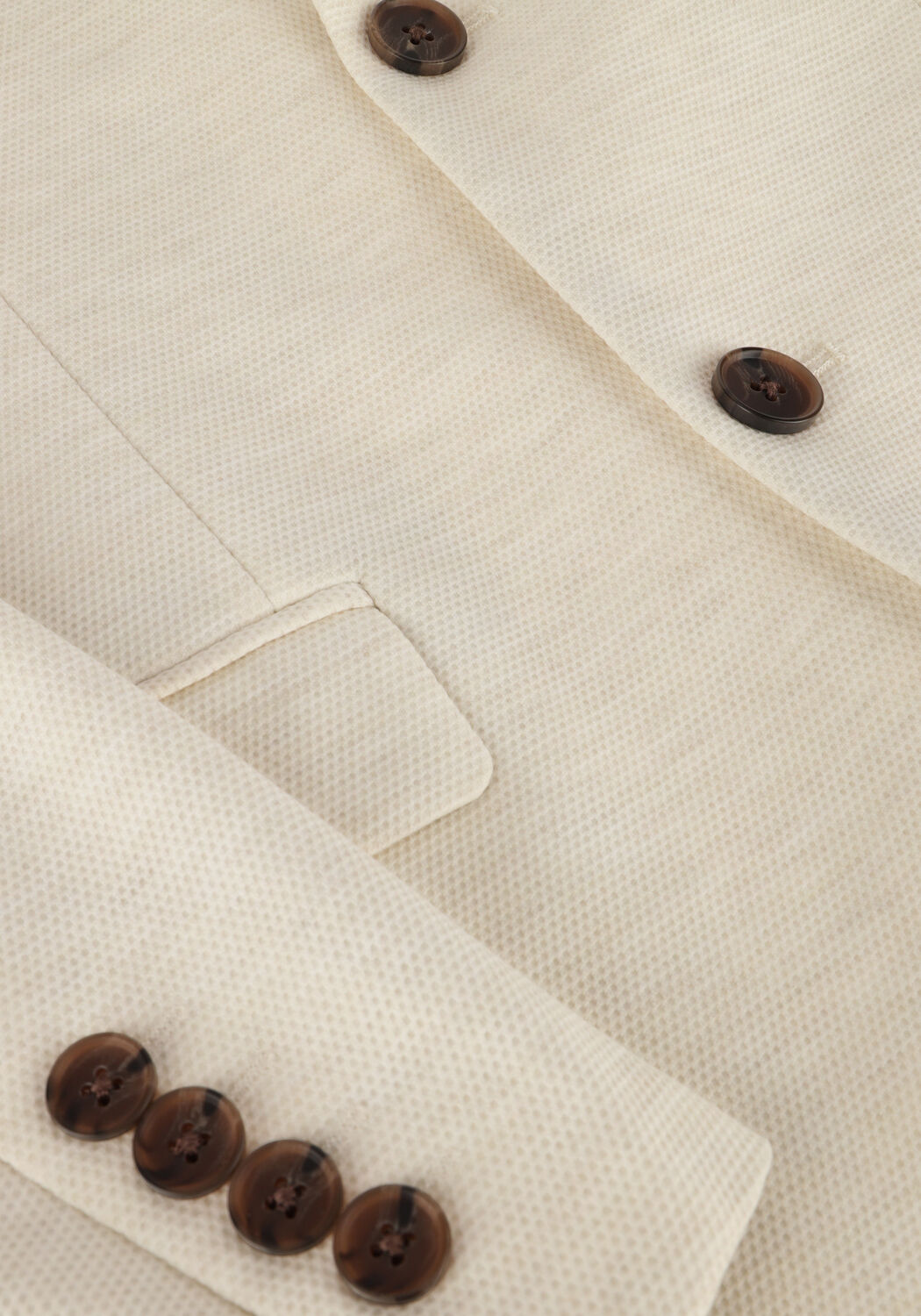 Beige SELECTED MEN Colberts SLHSLIMAITOR JERSEY STRUC BLZ FLEX NOOS - large