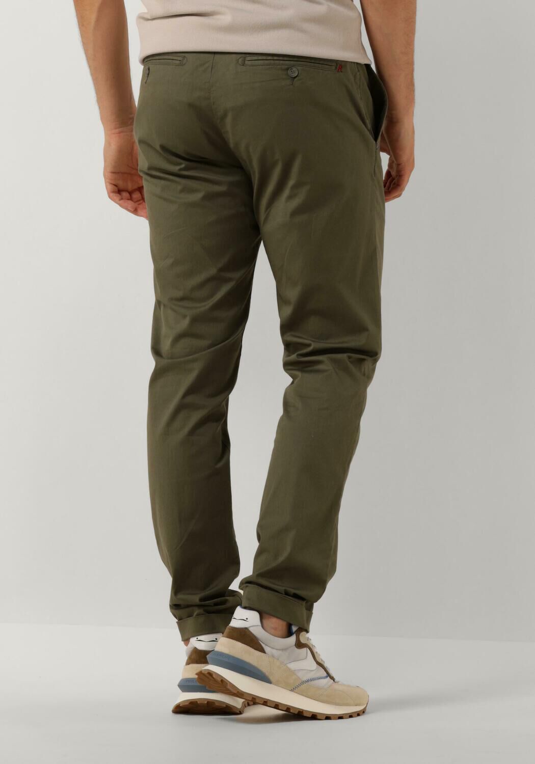 REPLAY Heren Jeans Brad Pants Groen