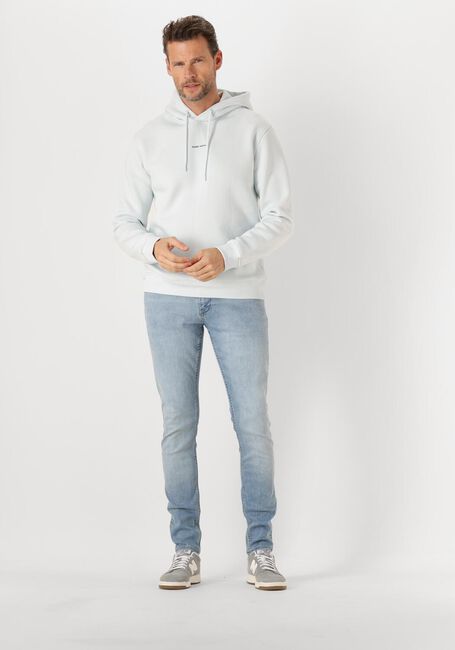 Witte PURE PATH Trui REGULAR FIT HOODIE LS SWEATERS - large