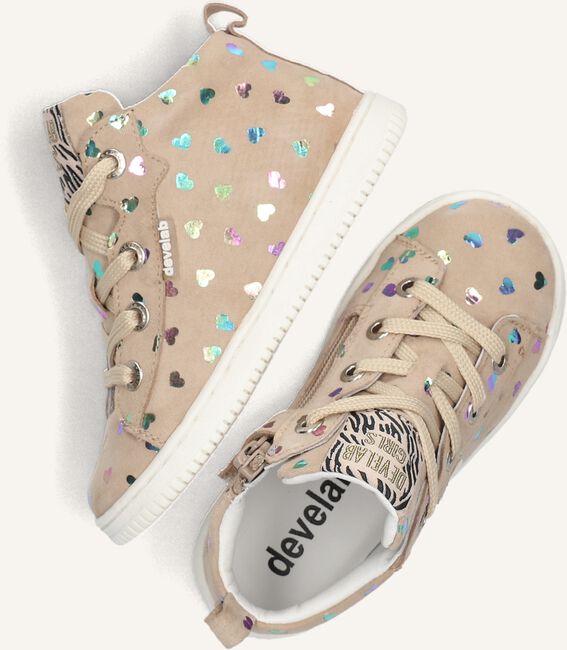 Beige DEVELAB Hoge sneaker 44324 Beige DEVELAB Hoge sneaker 44324 - large
