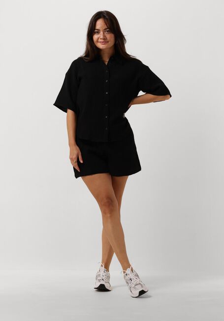 Zwarte OBJECT Blouses OBJCARINA 2/4 SHIRT REP - large