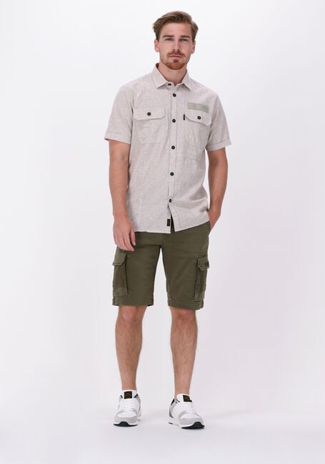 Beige PME LEGEND Casual overhemd SHORT SLEEVE SHIRT CTN LINEN FIL A FIL Beige PME LEGEND Casual overhemd SHORT SLEEVE SHIRT CTN LINEN FIL A FIL - large