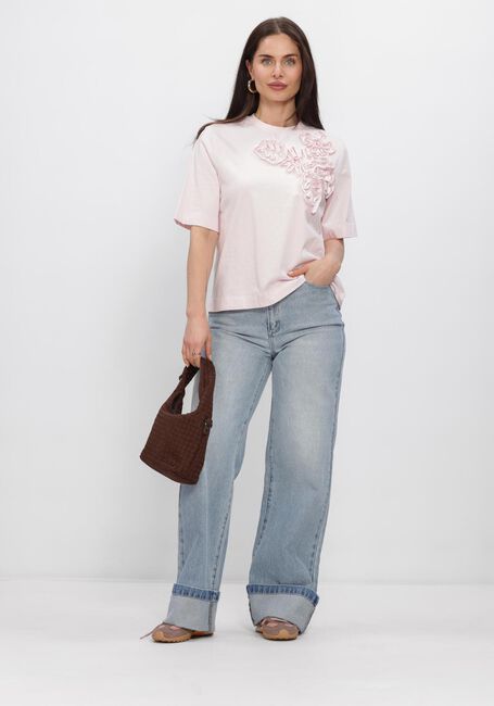 Roze Y.A.S. T-shirt YASVISELY SS TEE - large