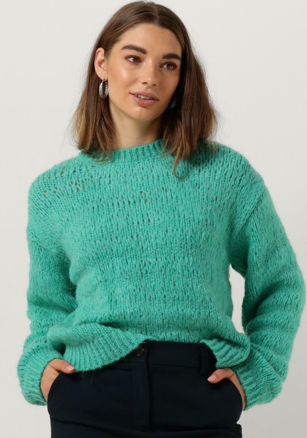 MODSTRÖM Modström Dames Truien & Vesten Grovermd O-neck Groen