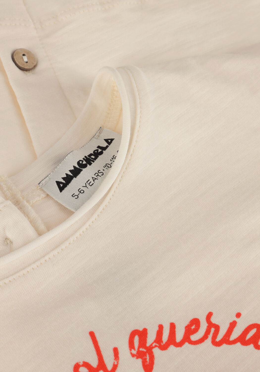 AMMEHOELA Meisjes Tops & T-shirts Hippie Gebroken Wit