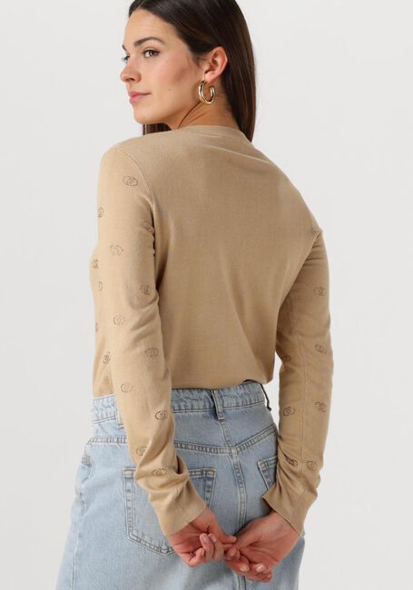Beige LIU JO Vest ECS MAGLIA APERTA M/L - large