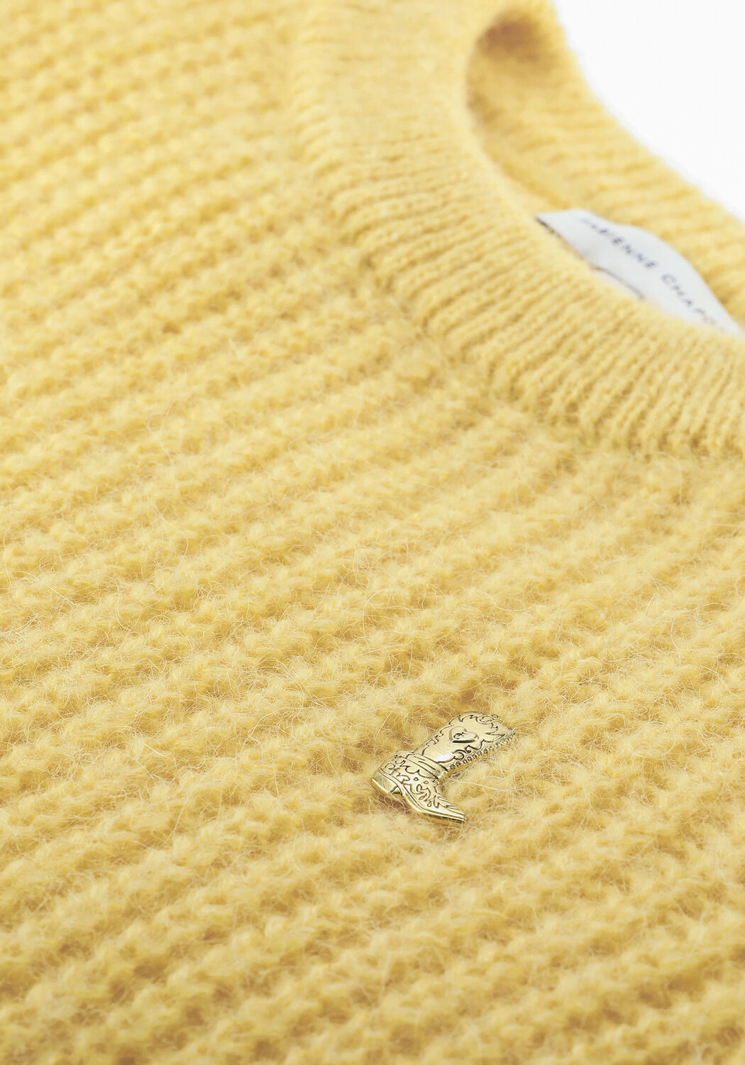 Gele FABIENNE CHAPOT Trui JET PULLOVER - large