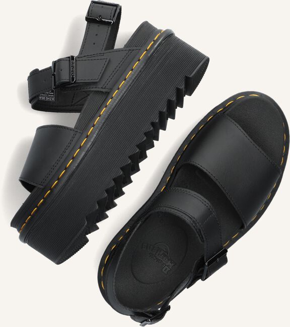 Zwarte DR MARTENS Platte sandalen VOSS QUAD Zwarte DR MARTENS Platte sandalen VOSS QUAD - large