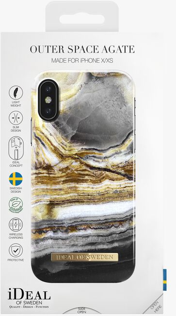 Gouden IDEAL OF SWEDEN Telefoonhoesje FASHION CASE IPHONE X/XS - large