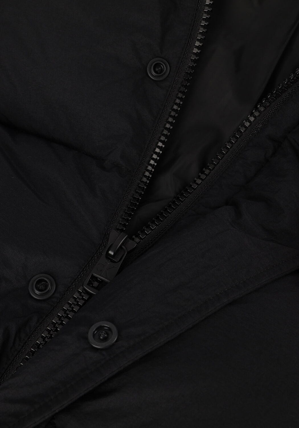 Zwarte CALVIN KLEIN Gewatteerde jas ESSENTIALS NON DOWN JACKET - large