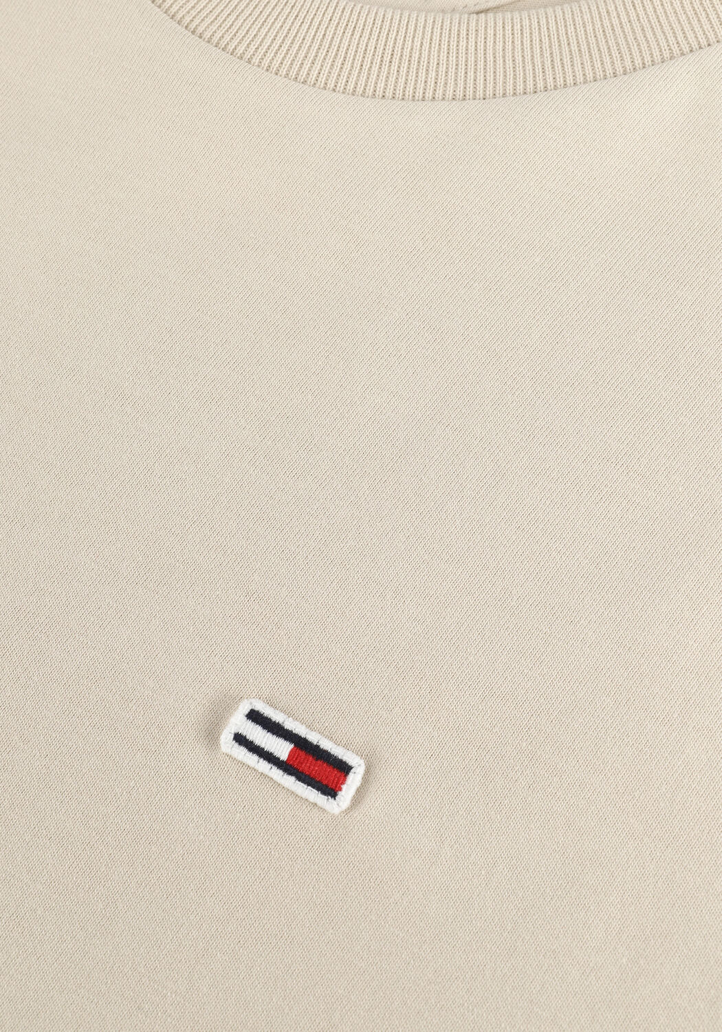 Beige TOMMY JEANS T-shirt TJM CLASSIC JERSEY C NECK - large