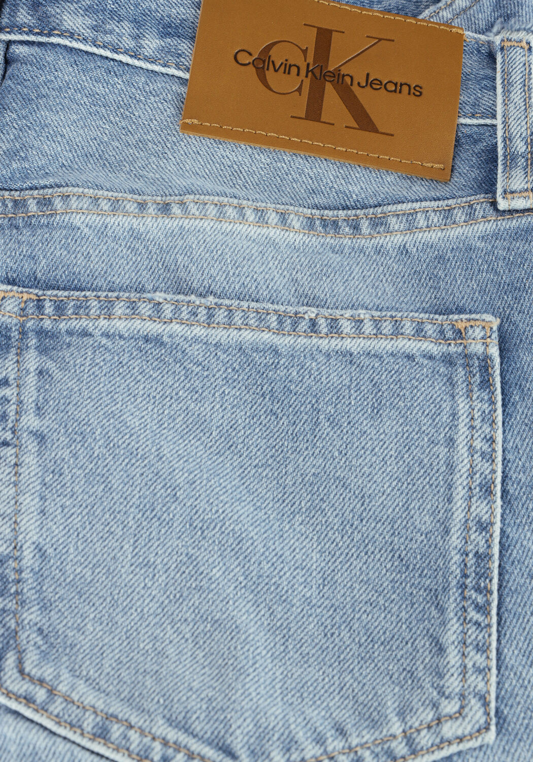 Blauwe CALVIN KLEIN Shorts MOM SHORT - large