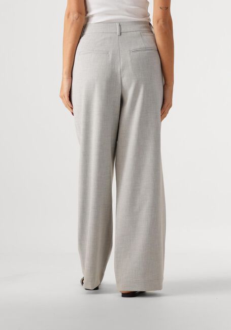 Grijze MSCH COPENHAGEN Pantalon MSCHHENRIKE HW PANTS - large